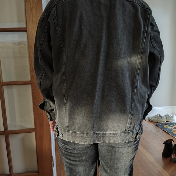 Dark Grey Jean Jacket - Picture 5 of 5